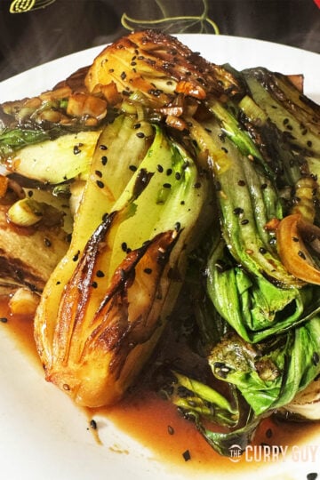 Garlic and Ginger seared bok choy