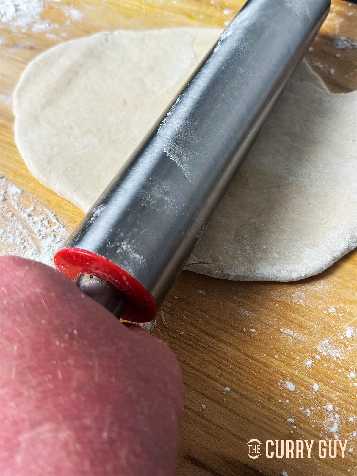 Starting the rolling process.