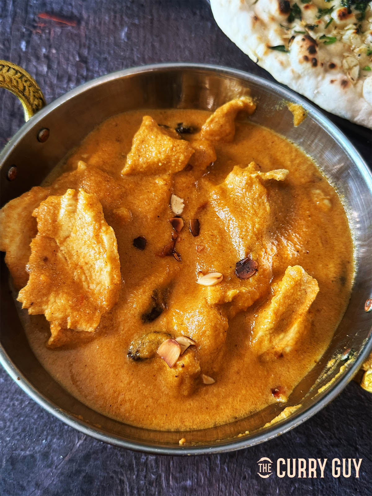 The finished Chicken pasanda.