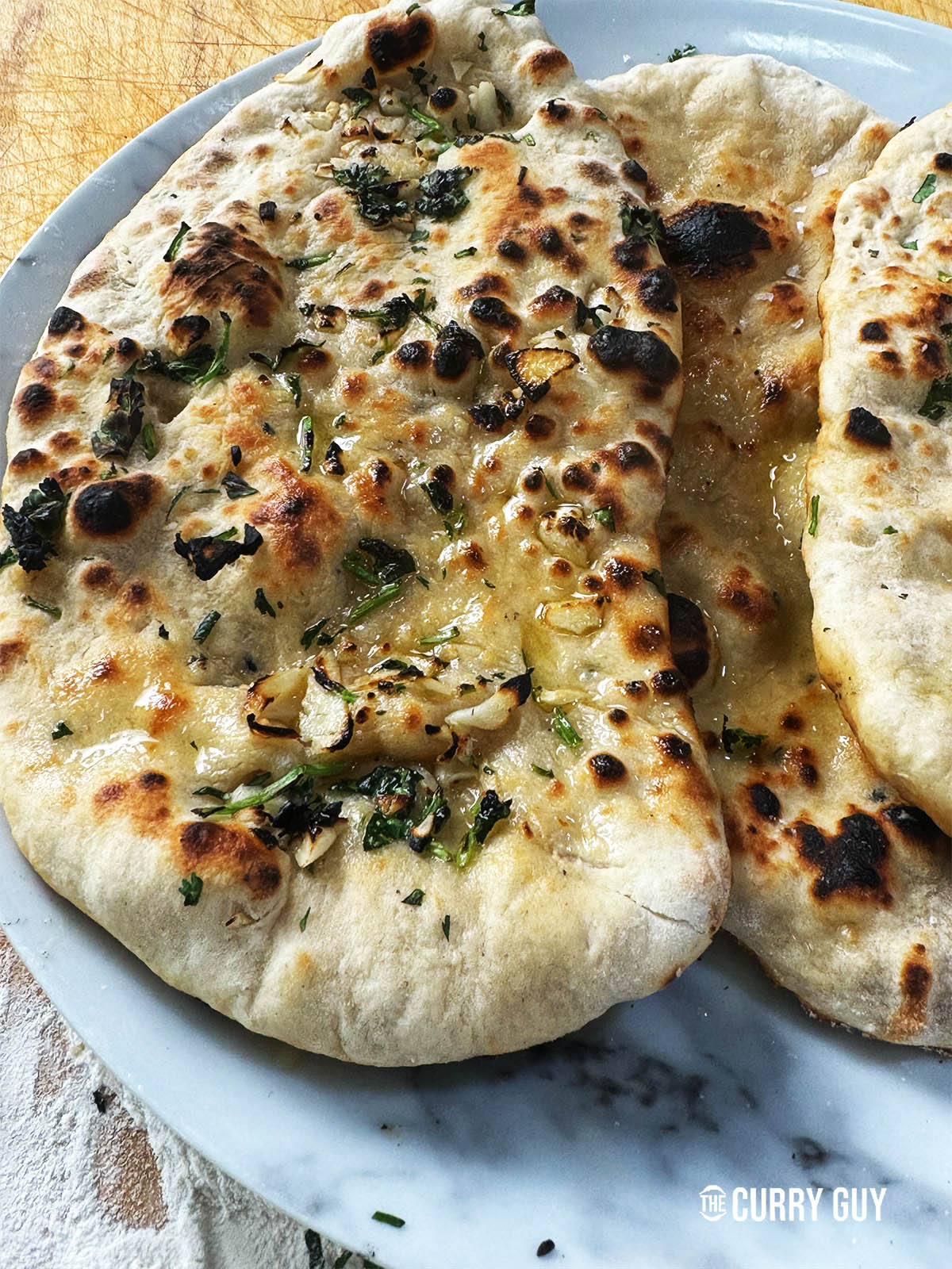 Finished naans.