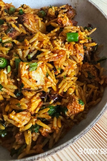 chicken tikka biryani